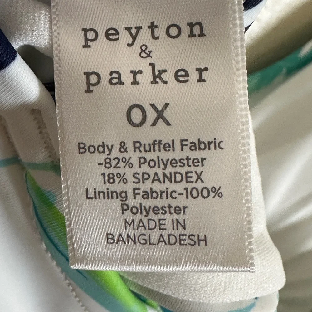 NEW Peyton & Parker Leaf‎ Print Bikini Top